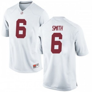 Men Alabama Crimson Tide Devonta Smith #6 College White Replica Football Jersey 753739-867