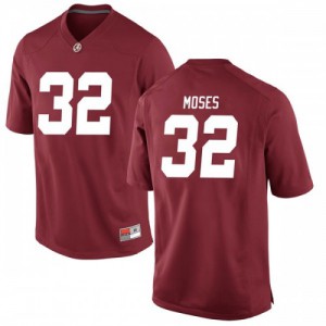 Men Alabama Crimson Tide Dylan Moses #32 College Crimson Game Football Jersey 614155-743
