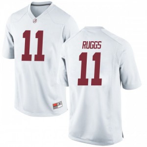 Men Alabama Crimson Tide Henry Ruggs III #11 College White Replica Football Jersey 409884-220