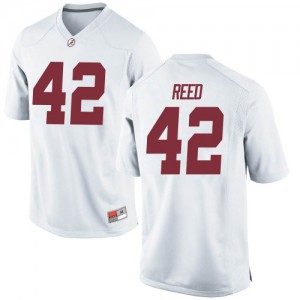 Men Alabama Crimson Tide Sam Reed #42 College White Replica Football Jersey 772249-943