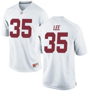 Men Alabama Crimson Tide Shane Lee #35 College White Game Football Jersey 884745-421