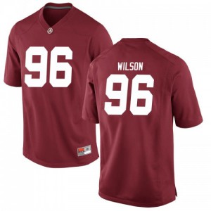Men Alabama Crimson Tide Taylor Wilson #96 College Crimson Game Football Jersey 330037-552
