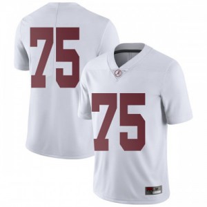 Men Alabama Crimson Tide Tommy Brown #75 College White Limited Football Jersey 920778-697