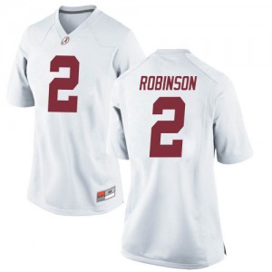 Women Alabama Crimson Tide Keilan Robinson #2 College White Game Football Jersey 410274-152