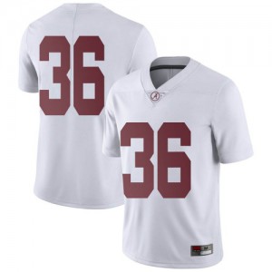 Youth Alabama Crimson Tide Bret Bolin #36 College White Limited Football Jersey 359432-259