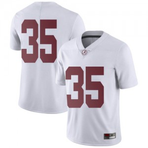 Youth Alabama Crimson Tide Cooper Bishop #35 College White Limited Football Jersey 205862-152