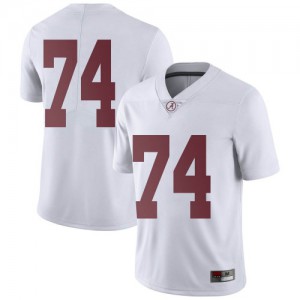 Youth Alabama Crimson Tide Damieon George Jr. #74 College White Limited Football Jersey 803152-642