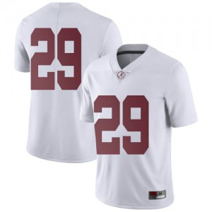 Youth Alabama Crimson Tide DeMarcco Hellams #29 College White Limited Football Jersey 721319-170