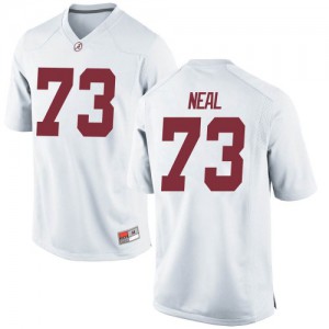 Youth Alabama Crimson Tide Evan Neal #73 College White Replica Football Jersey 739527-511