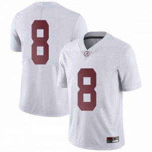 Youth Alabama Crimson Tide Josh Jacobs #8 College White Limited Football Jersey 359365-773