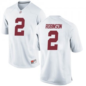 Youth Alabama Crimson Tide Keilan Robinson #2 College White Replica Football Jersey 661257-796