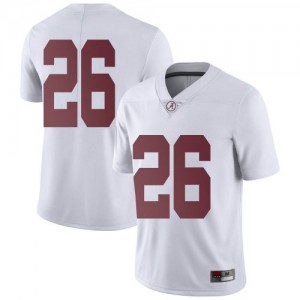 Youth Alabama Crimson Tide Marcus Banks #26 College White Limited Football Jersey 905701-471