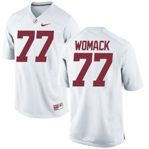 Youth Alabama Crimson Tide Matt Womack #77 College White Replica Football Jersey 862203-614