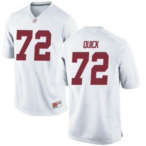 Youth Alabama Crimson Tide Pierce Quick #72 College White Replica Football Jersey 936992-933