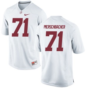 Youth Alabama Crimson Tide Ross Pierschbacher #71 College White Authentic Football Jersey 943583-591