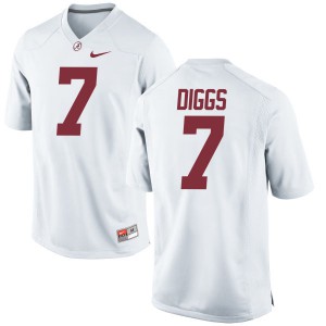 Youth Alabama Crimson Tide Trevon Diggs #7 College White Authentic Football Jersey 735395-215