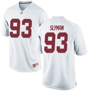 Youth Alabama Crimson Tide Tripp Slyman #93 College White Replica Football Jersey 771441-780