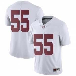 Youth Alabama Crimson Tide William Cooper #55 College White Limited Football Jersey 308609-353